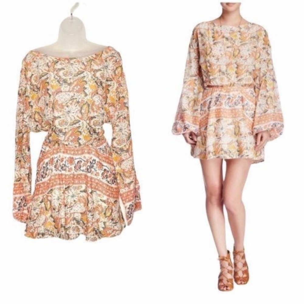 Free People Cut Away Mini Dress